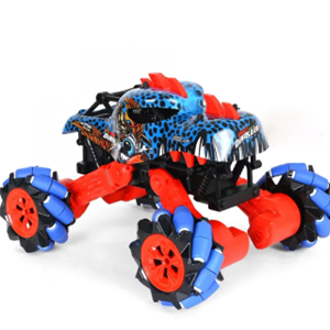ماشین کنترلی Drifting Beast طرح دایناسور آبی و قرمز مقیاس 1:16_اسباب بازی